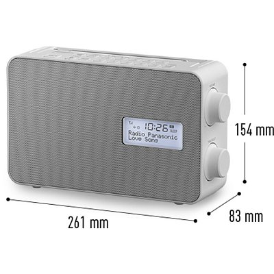 RF D30BTEG-W rádio DAB+ PANASONIC